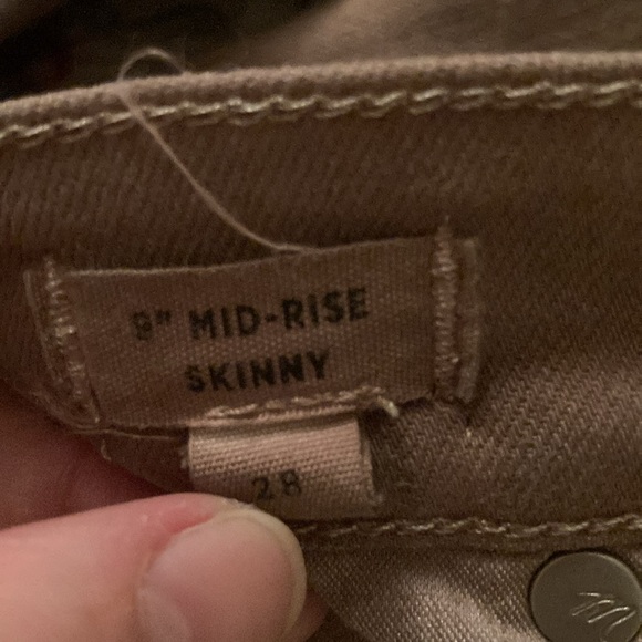 Madewell Brown Button-Fly Jeans - Picture 2 of 5